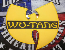 LARGE EMBROIDERED WU-TANG RAP BAND PATCH Please Read Ad 