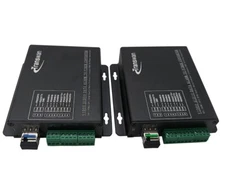 Serial to Fiber Converter Bidi (1 x RS232+ 1 x RS422 +2 x RS485)  SMF 20Km w/SFP