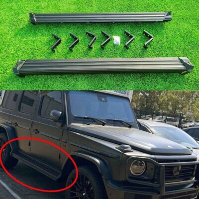fits für Mercedes Benz W463 G-Klasse 2001-2018 alle schwarz Side Step Trittbrett