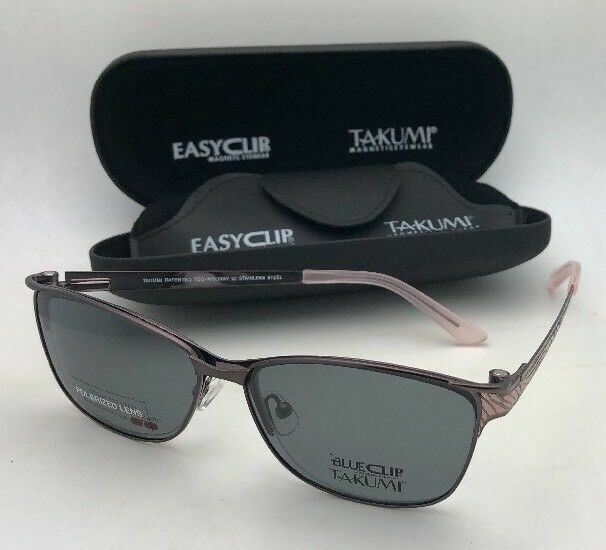 TAKUMI Eyeglasses TK1021 30 54-16 135 Purple Pink Frame w/Grey