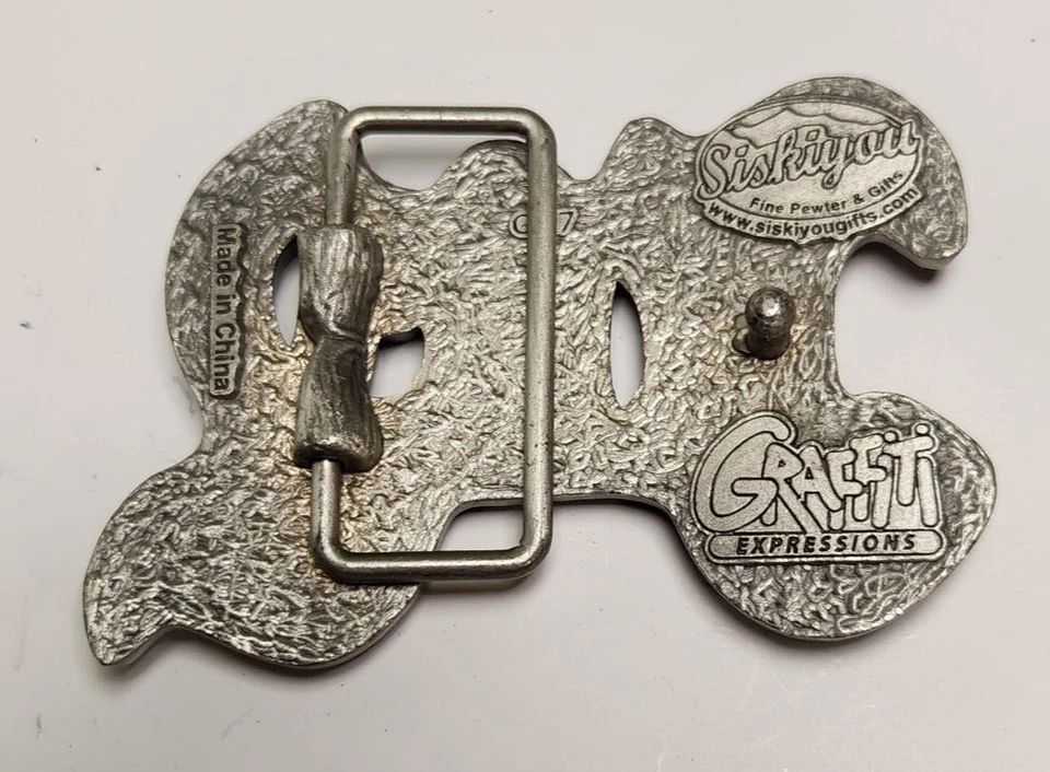 Siskiyou Graffiti Expressions Red Sparkle "Juicy" Belt Buckle - Image 2 of 3