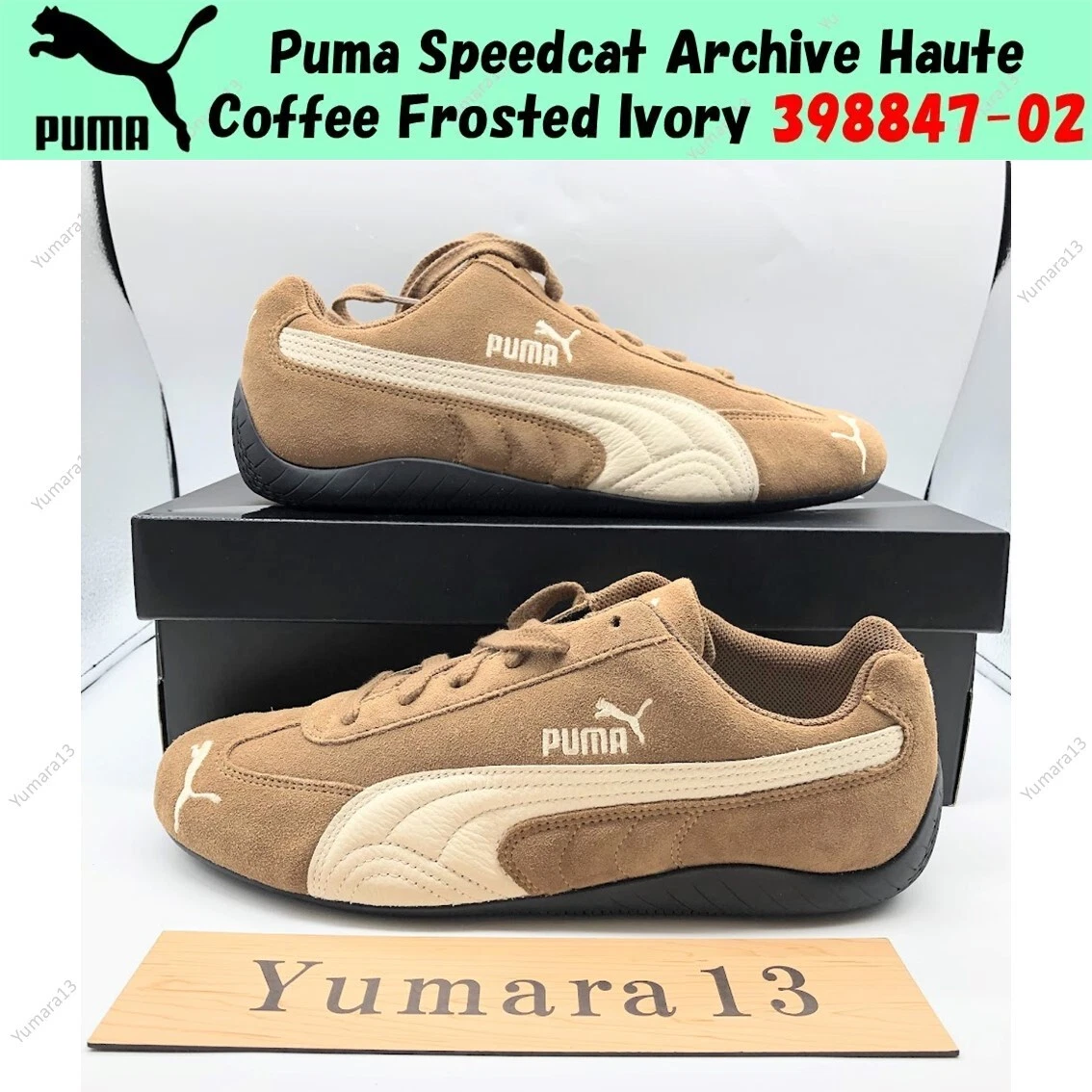 Puma Speedcat Archive Haute Coffee Frosted Ivory 398847 02 taglia uomo