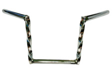 Guidon Z Barre Torsadé Chromé NEUF Hauteur 20 cm  Peugeot 103 / Motobécane 51