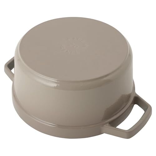 STAUB × minä perhonen Cocotte Ocean Round 20cm Linen with