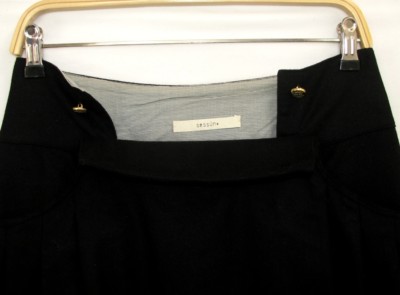 Jupe Courte Sessun En Laine Noire - Taille 36, Occasion Très Bon état