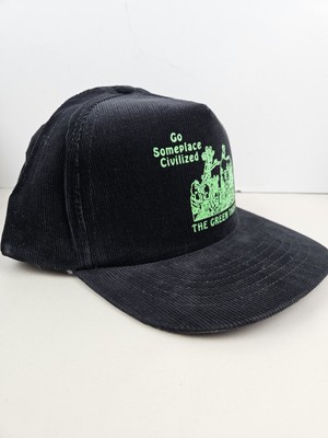 vintage tavern on the green hat cap Vintage Corduroy Funny Green Tavern Bar Trucker Hat Snapback  main image 3