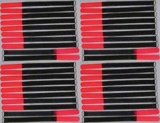 40 x Cable Ties Cable Hook and Loop 30cm x 20mm Neon Red FK Hook and Loop Cable Ties