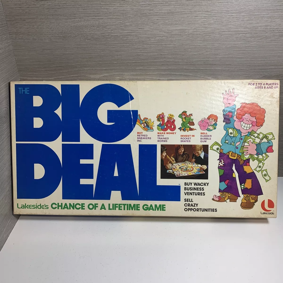 1977 Lakeside Games Big Deal Chance of a Lifetime Board Game Very Nice