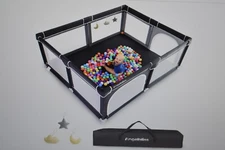 Angelbliss Baby Playpen Large Indoor & Outdoor Sturdy Safety Play Yard 63" x 47"