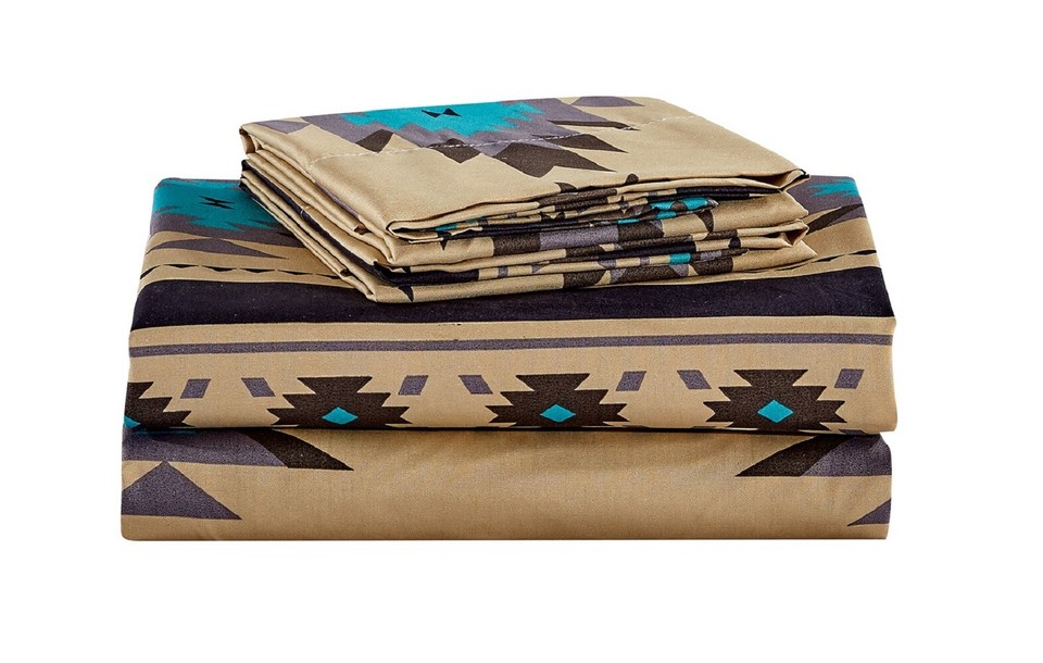 Chezmoi Collection 4-Piece Southwestern Tribal Multi-Color Sheet Set | eBay