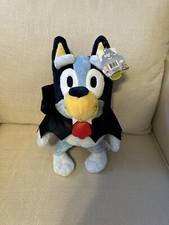 NWT 12  Bluey Vampire Halloween Costume Plush Greeter Stuffed Animal