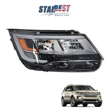 Headlight Replacement Halogen w/LED DRL Clear For Ford Explorer 2016-2019 Right