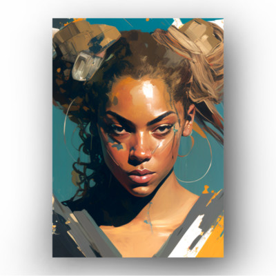 Beyonce #4 Sketch Card Limited 3/50 PaintOholic Signed
