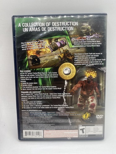 Twisted Metal: Head-On Extra Twisted Edition (Sony PS2, 2008) PROBADO, CIB - Imagen 2 de 6