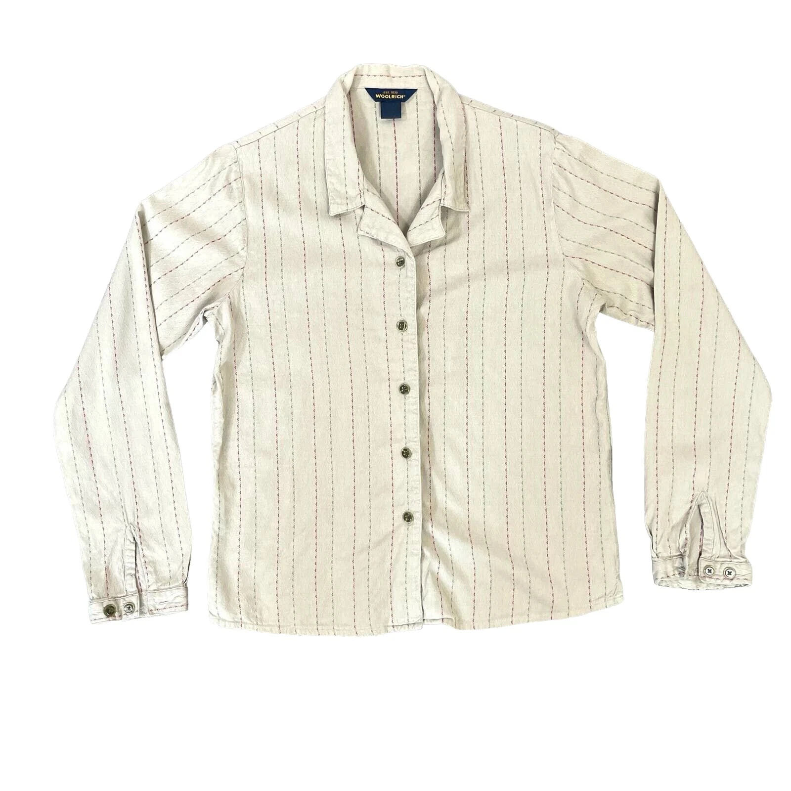 Prendas para mujer Woolrich de algodón a rayas