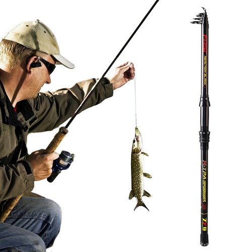 Spinning Rod Travel Fishing Pole Travel Rod Fishing Accessories for Carp Fishing - Zdjęcie 2 z 14