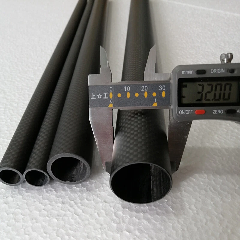 OD 32mm x ID 30mm x Length 500mm 3K Carbon Fiber Tube Roll Wrapped pipe 32*30 - Image 3 of 4