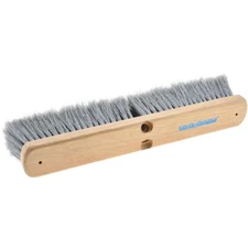PRO SOURCE Fine-Sweep Push Broom Head with Threaded Wood Block: 18" Wide