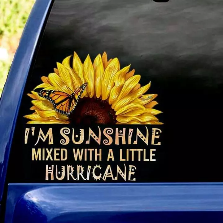 Sunflower car decal deals