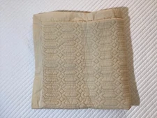 SFERRA 1891 Port O’ Call Flax Quilted EURO Pillow Sham 26”  EXCELLENT CONDITION 
