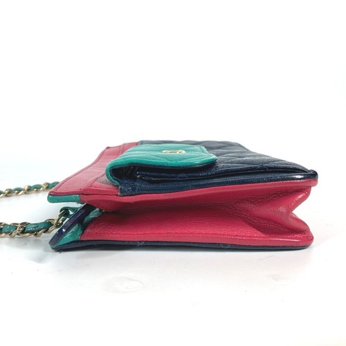 CHANEL AP1138 2020 Cruise Tricolor Chain Wallet Shoulder Bag Crossbody Pochette - Picture 4 of 14
