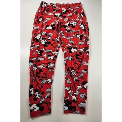 Mickey mouse kid juniors velour mickey mouse pajama pants joggers