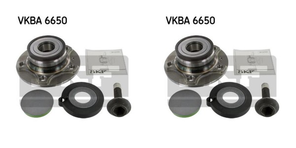 SKF 2X Radnabe Radlagersatz Hinterachse FüR Audi A4 Avant 8K5 B8 8W5 B9 8WD-image