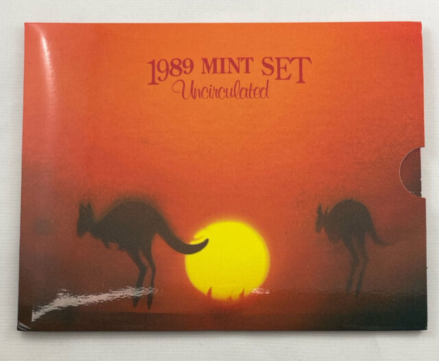1989 Australia RAM Mint UNCIRCULATED Coin Set - In Original Folder -