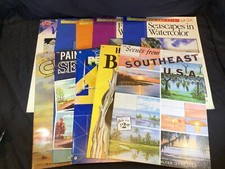 Walter Foster Art Books Mixed Lot of 10 How To Draw Paint Drawing Scenes
