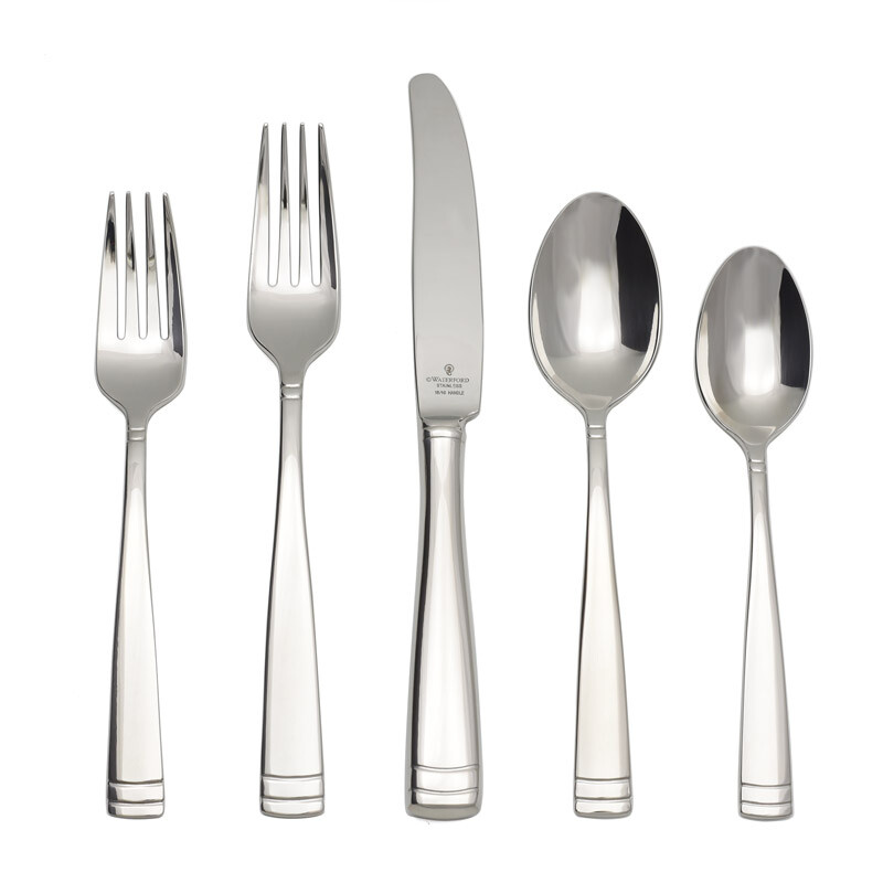 Waterford CONOVER 18/10 Stainless Steel Flatware Replacement Singles – Mirror Finish