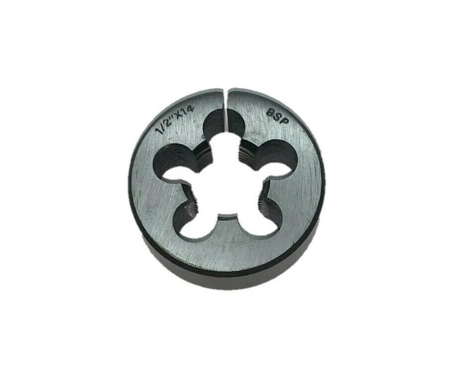 1/2" BSP DIE THREADING SPLIT ROUND DIE 2'' OD BRITISH PIPE THREAD RDGTOOLS