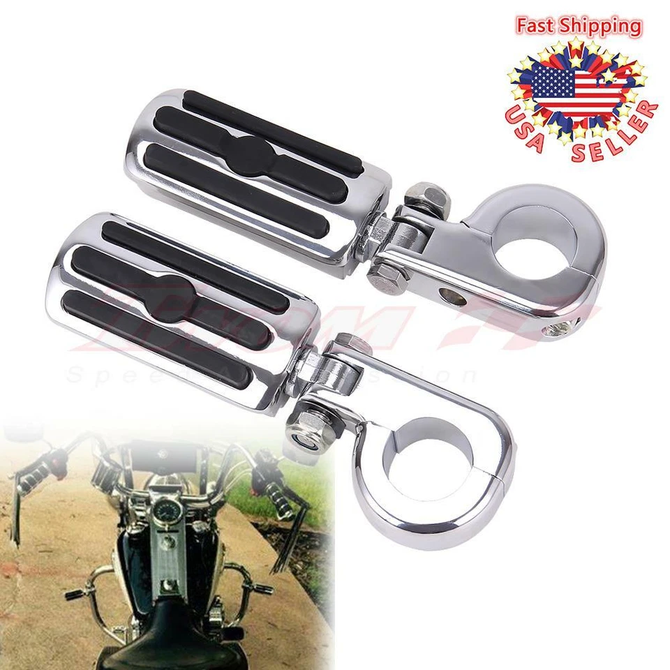 1-1/4» шоссе подножки опора мотоцикла двигателя бары для Harley Honda Yamaha новый - Изображение 2 из 4