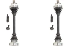 Front PAIR TrakMotive CV Axle Shaft for 1992-1996 Volkswagen EuroVan (36177)