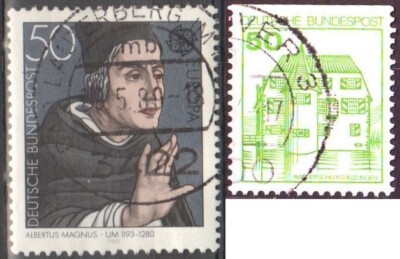 str. EU - Deutschland 1980 Albertus Magnus Graf Bollstädt - Wasserschloss Inzlingen fu