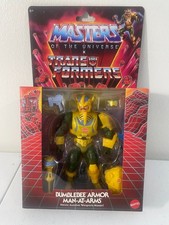 Mattel Masters of the Universe X Transformers BUMBLEBEE ARMOR MAN-AT-ARMS BNIB