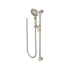 Adjustable Handheld Shower System, 5 Settings, Extended Reach & Solid