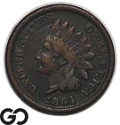 1864 Indian Head Cent Penny VF Bronze