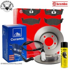 BREMBO Bremsensatz Bremsscheiben Beläge Ceramic + Bremsenreiniger hinten für BMW