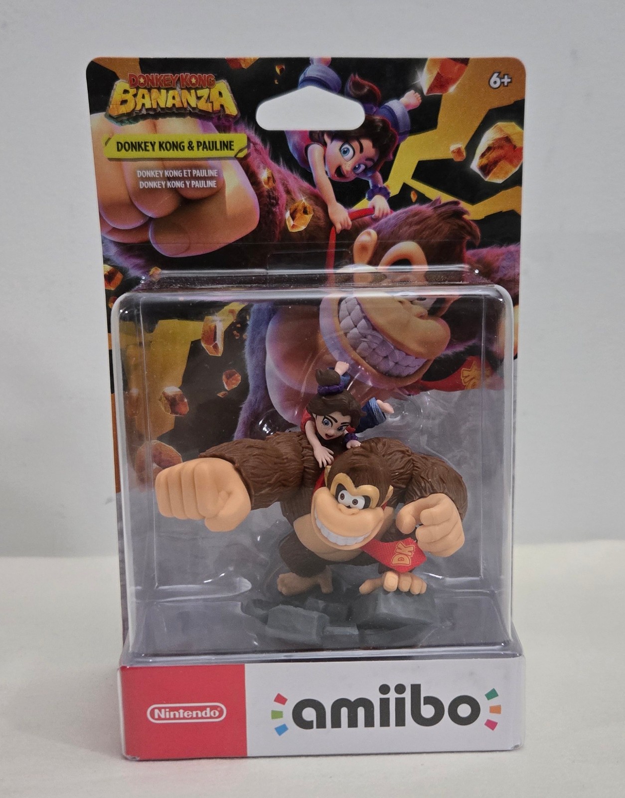 Donkey Kong & Pauline Bananza Amiibo Nintendo New / Sealed