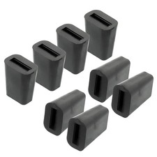 Kitchen Sink Rack Feet 8 Pack, Black Rubber Feet for Sink Grid, Replacement f...