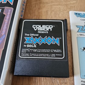 ColecoVision ~ Zaxxon ~ 1982 Complete in Box w/Manual. Tested Working!
