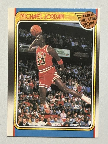 1988-89 Fleer Fleer All Star Team Michael Jordan #120 HOF 0v5r