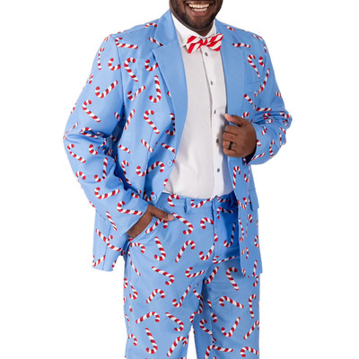 Dec 25th Men's 3-Piece LIGHT UP Holiday Suit - 3 Styles - 5 Sizes!