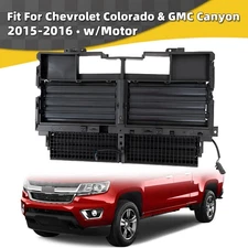 Radiator Grille Shutter For 2015-2016 Chevrolet Colorado GMC Canyon W/ Motor