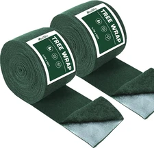 3-Layer Winter Tree Wrap to Protect Bark - 130 Ft Heavy Duty Cold-Proof Wrap for