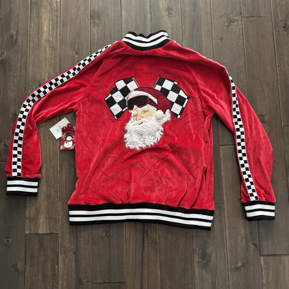 Chándal Blizzard Bay Para Hombre Terciopelo Carreras Santa Feo Navidad M Nuevo Con Etiquetas Foto 2 de 4