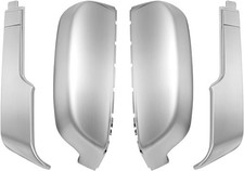 Side Mirror Cover Cap Trims Compatible with Silverado Sierra 2500 3500 Chrome