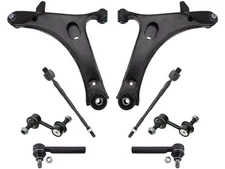 58RS86W Front Control Arm Ball Joint Tie Rod and Sway Bar Link Kit Fits Impreza