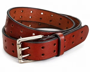 Full Grain Leather Dress Belt 1.5" Amish Handmade Wickett & Craig USA Double