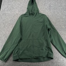 Nike Pro Flex Mens L Standard Fit Zip Up Green Jacket Dri Fit